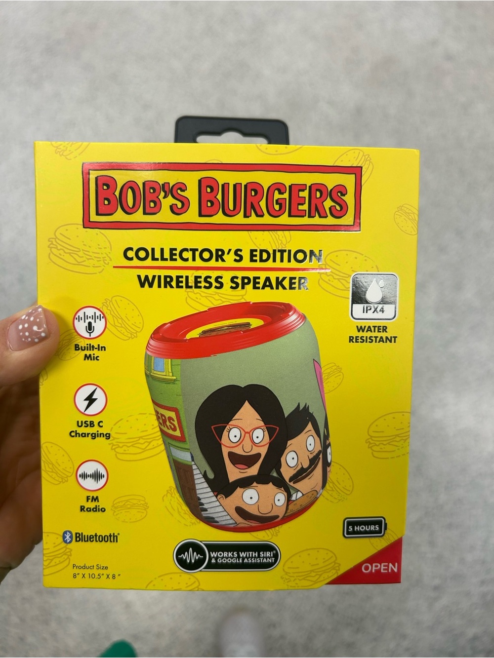 Bob’s Burger collector’s edition wireless speaker